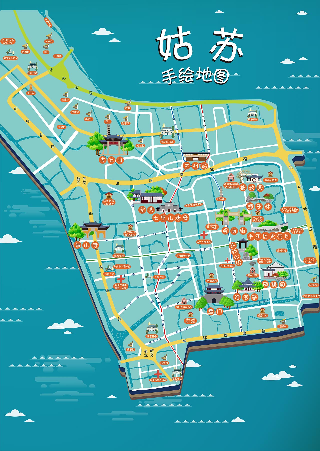 澄海手绘地图景区的文化宝藏
